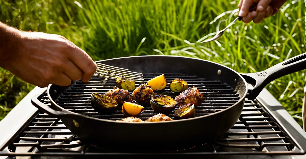 Welche Tipps gibt es für umweltfreundliches Kochen im Freien?